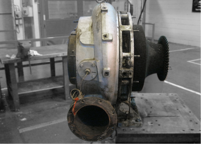 Photo of Turbine before cleaning